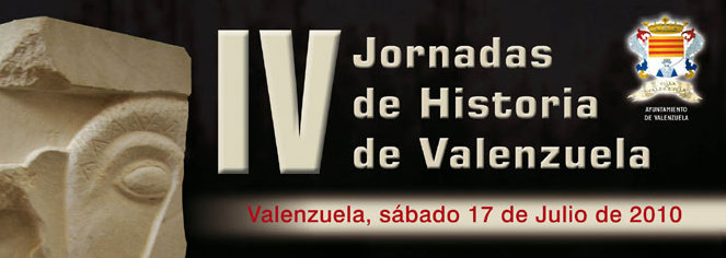 Cartel anunciador IV Jornadas de Historia de Valenzuela